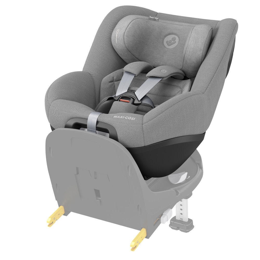 Maxi-Cosi Pearl 360 Pro - поворотное автокресло для детей (от 3 месяцев до 4 лет / 61 - 105 см), для использования автокресла необходима совместимая база ISOFIX (покупается отдельно) • Authentic Grey