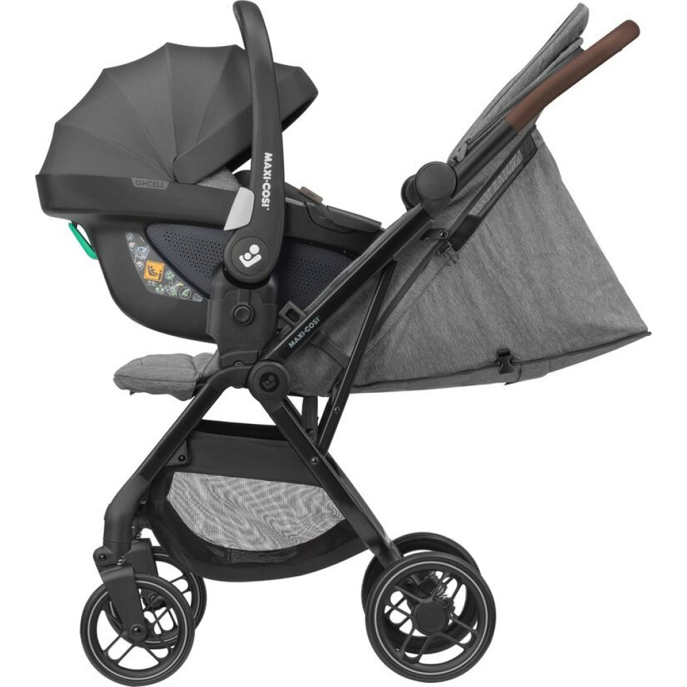Maxi-Cosi Soho - прогулянкова коляска, візок з автоматичним складанням • Select Grey