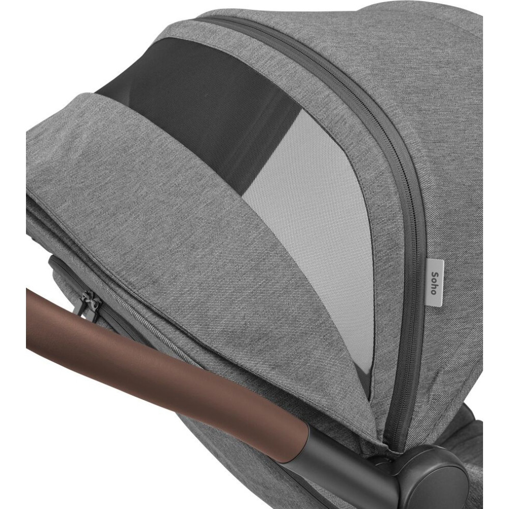 Maxi-Cosi Soho - прогулянкова коляска, візок з автоматичним складанням • Select Grey