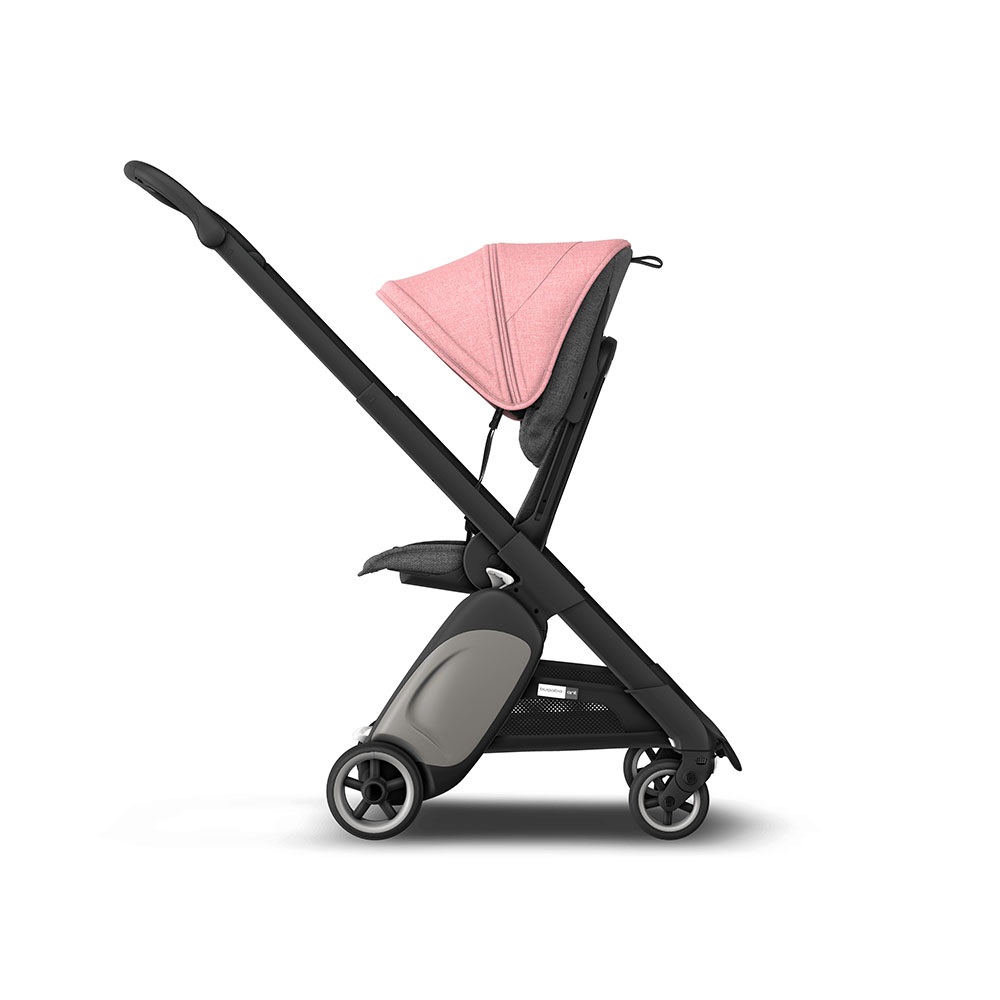 Прогулянкова коляска Bugaboo Ant Black Grey melange/pink