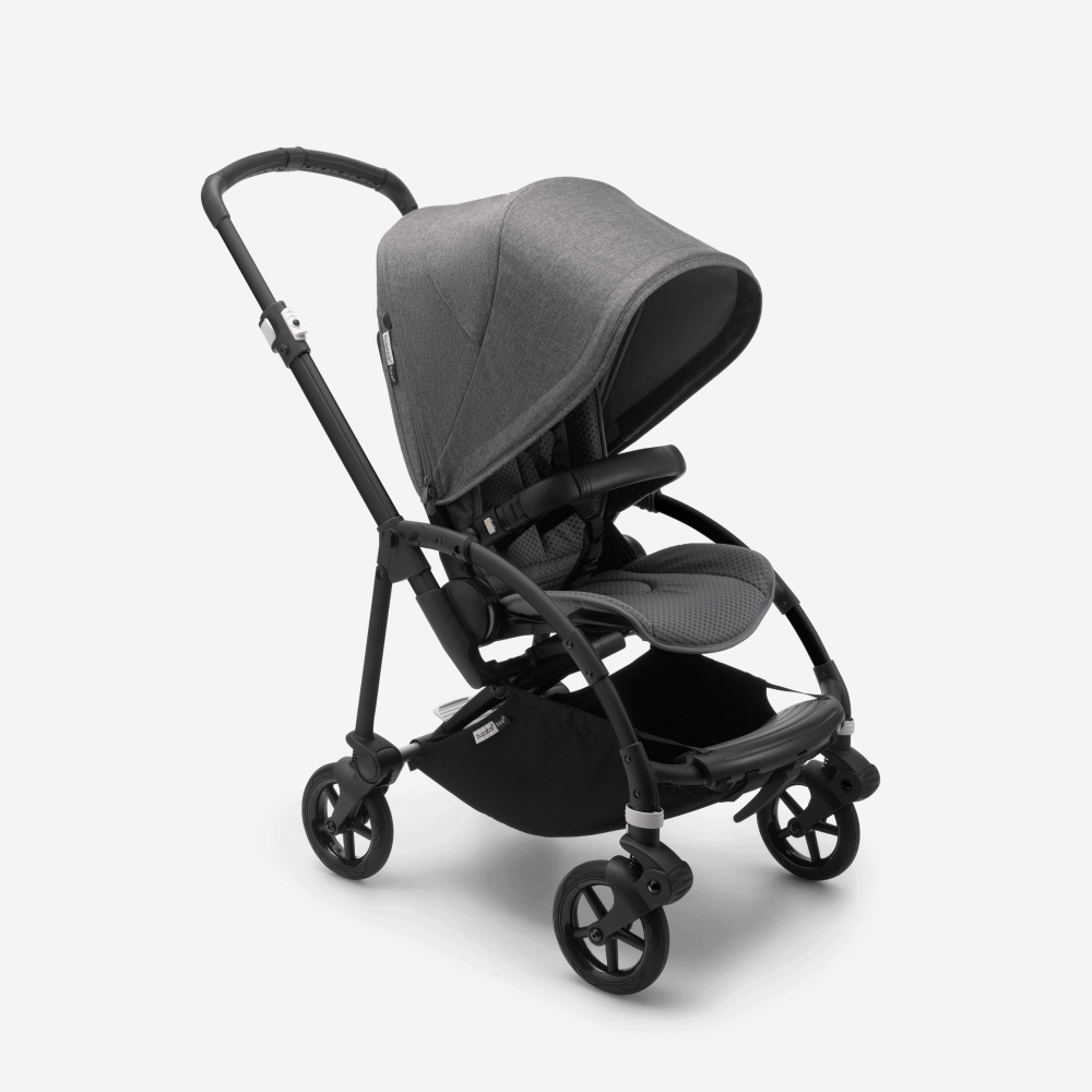 Прогулянкова коляска Bugaboo Bee6 (Black/Black) Grey Melange