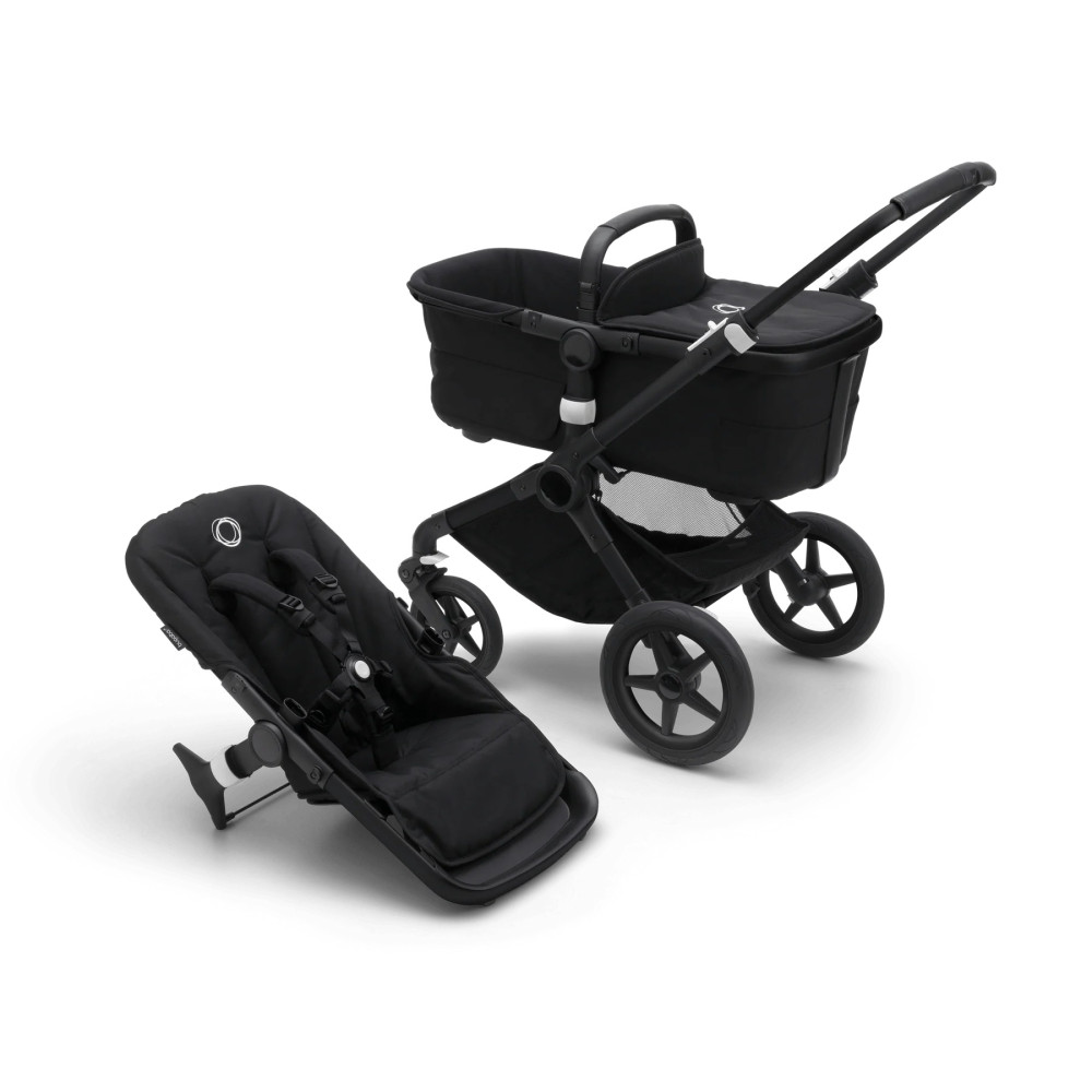Коляска 2 в 1 Bugaboo Fox3 Black/Midnigt Black (без капюшона)