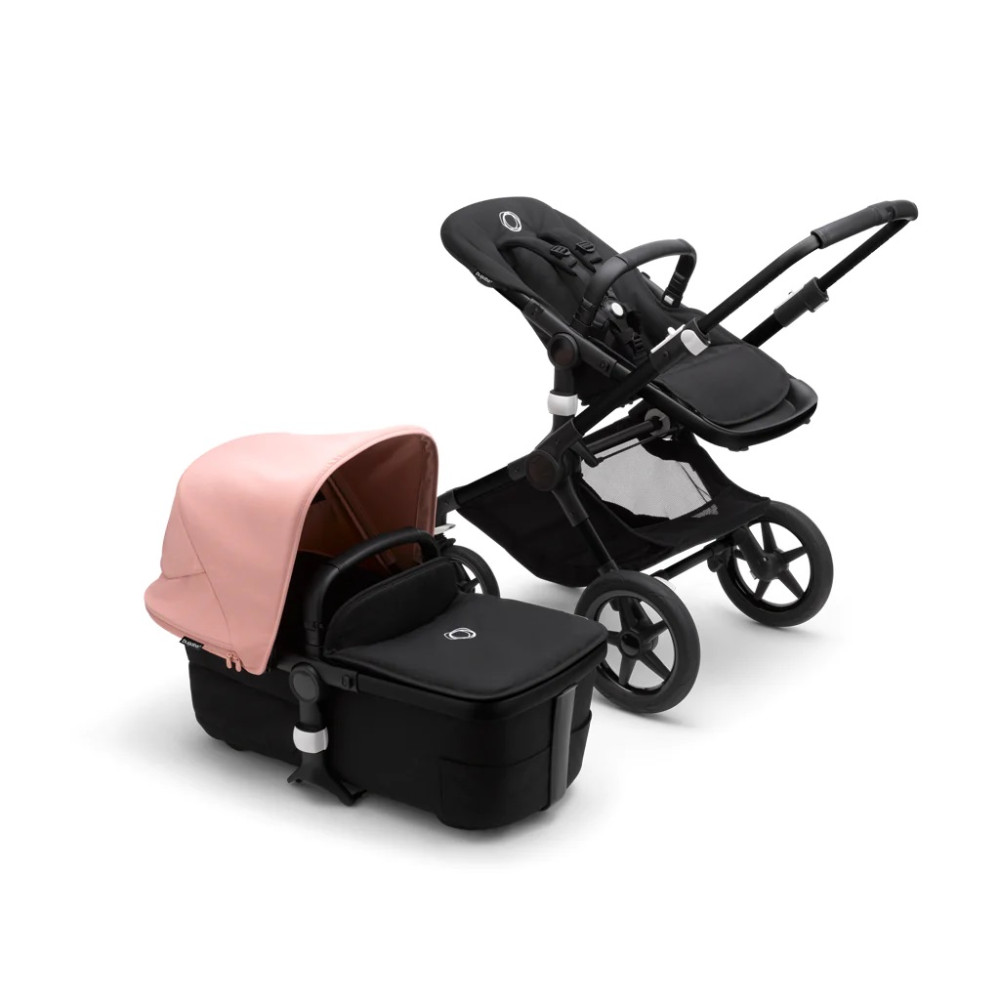 Коляска 2 в 1 Bugaboo Fox3 (Black/Midnight black) Morning Pink Коляска 2 в 1 Bugaboo Fox3 (Black/Midnight black) Morning Pink
