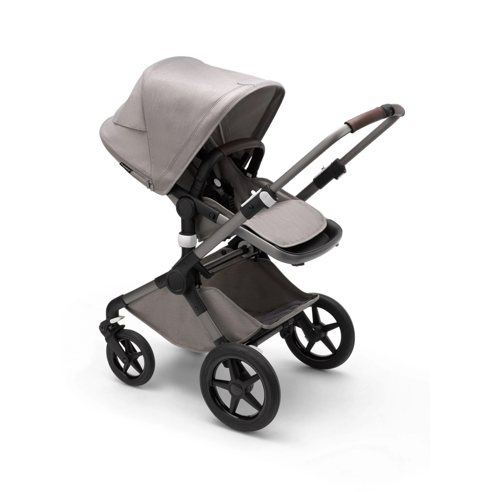 Коляска 2 в 1 Bugaboo Fox3 (Mineral/Graphite) Light Grey