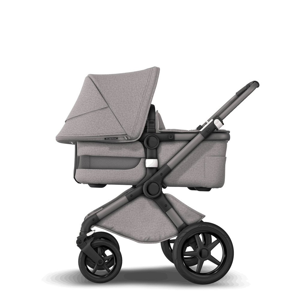 Коляска 2 в 1 Bugaboo Fox3 (Mineral/Graphite) Light Grey