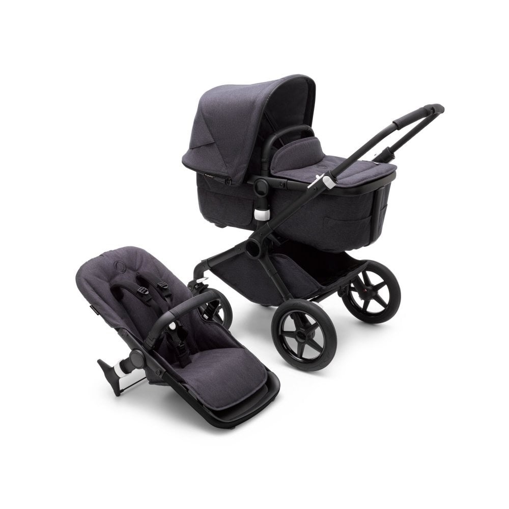 Коляска 2 в 1 Bugaboo Fox3 (Mineral/Black) Washed Black