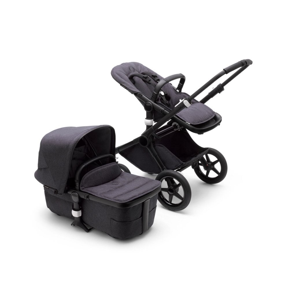 Коляска 2 в 1 Bugaboo Fox3 (Mineral/Black) Washed Black