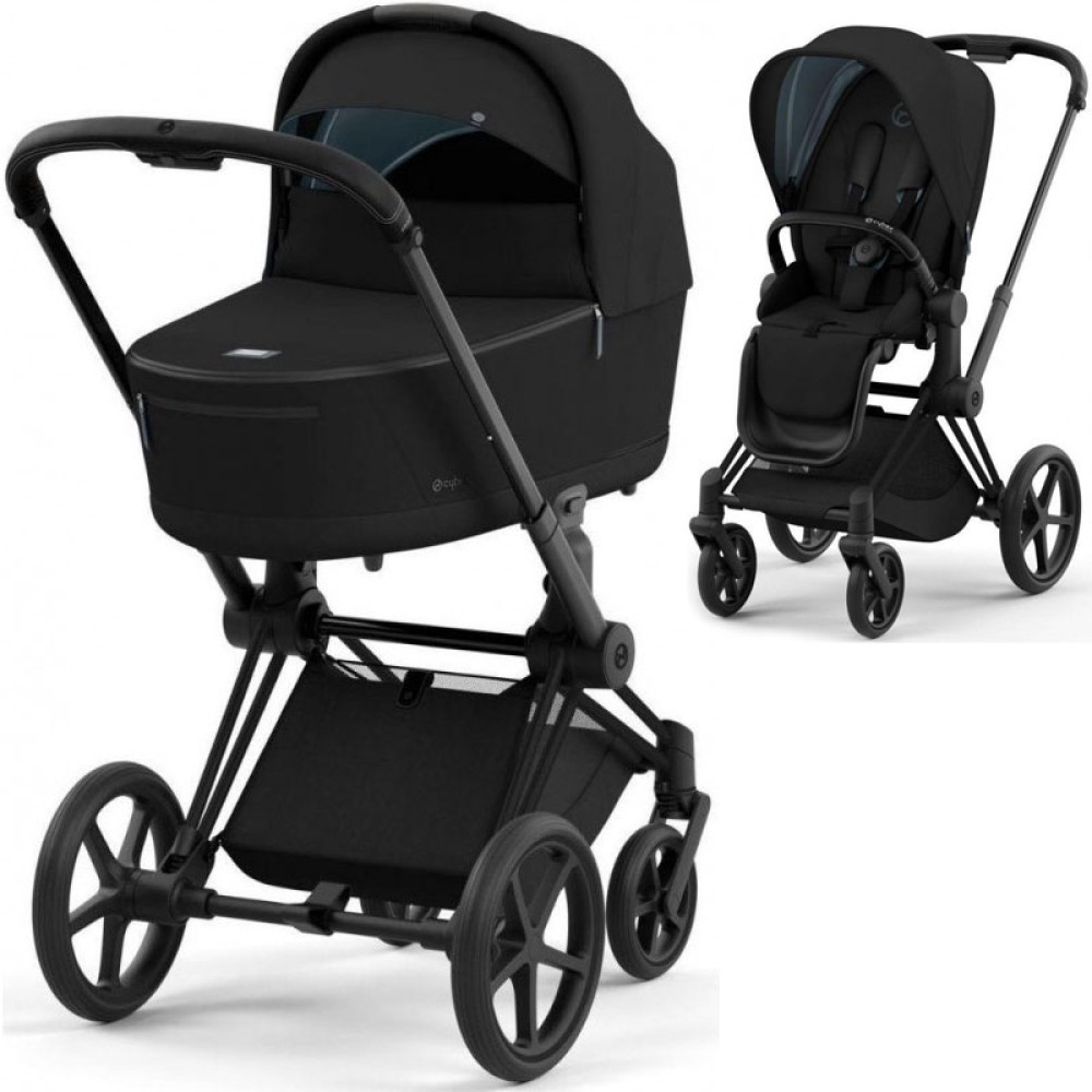 Коляска 2 в 1 Cybex Priam 4.0 Sepia Black Коляска 2 в 1 Cybex Priam 4.0 Sepia Black