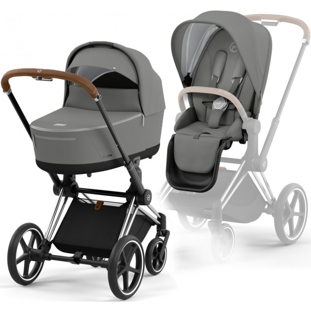 Коляска 2 в 1 Cybex Priam 4.0 2023 Mirage Grey