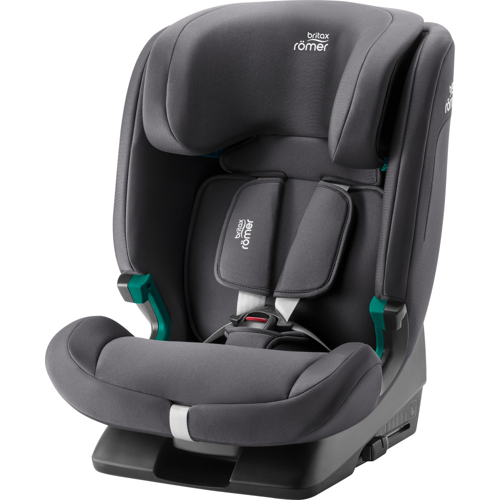 Britax Romer Evolvafix - автокресло для детей (от 15 месяцев до 12 лет /  76 - 150 см), крепление ISOFIX • Midnight Grey