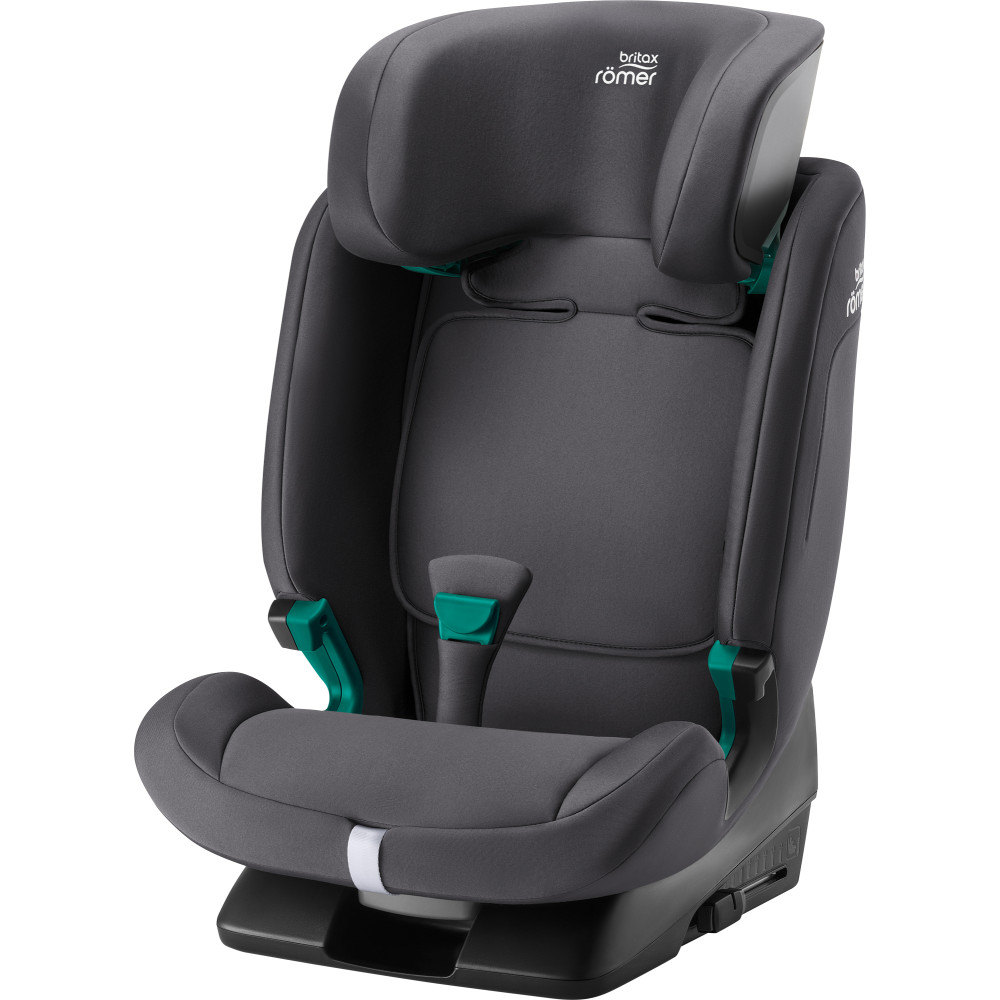 Britax Romer Evolvafix - автокресло для детей (от 15 месяцев до 12 лет /  76 - 150 см), крепление ISOFIX • Midnight Grey