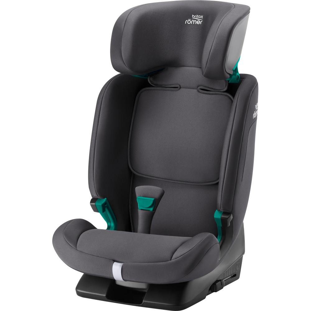 Britax Romer Evolvafix - автокресло для детей (от 15 месяцев до 12 лет /  76 - 150 см), крепление ISOFIX • Midnight Grey