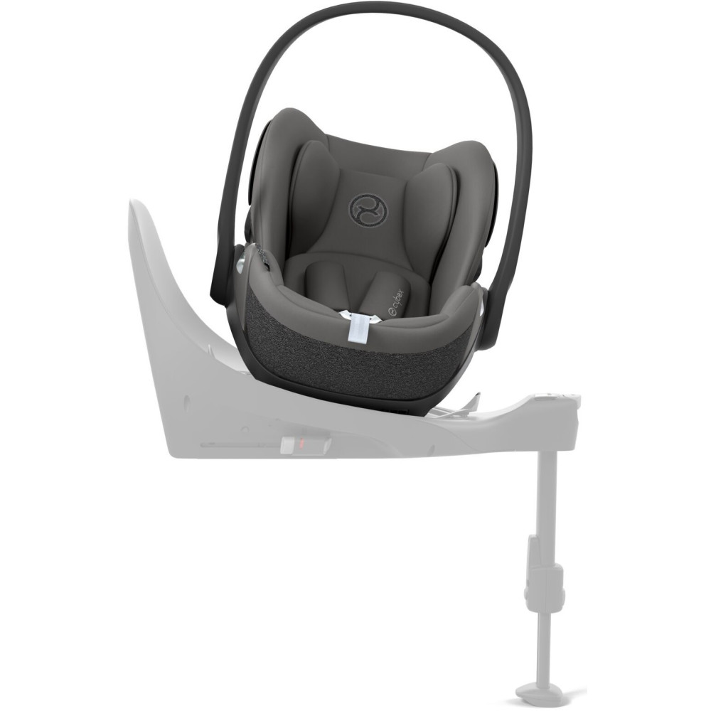 Cybex Cloud T i-Size - автокрісло для новонародженого (від 0 до 24 місяців / 45 - 87 см зріст), розкладне до лежачого положення • Mirage Grey (Comfort)