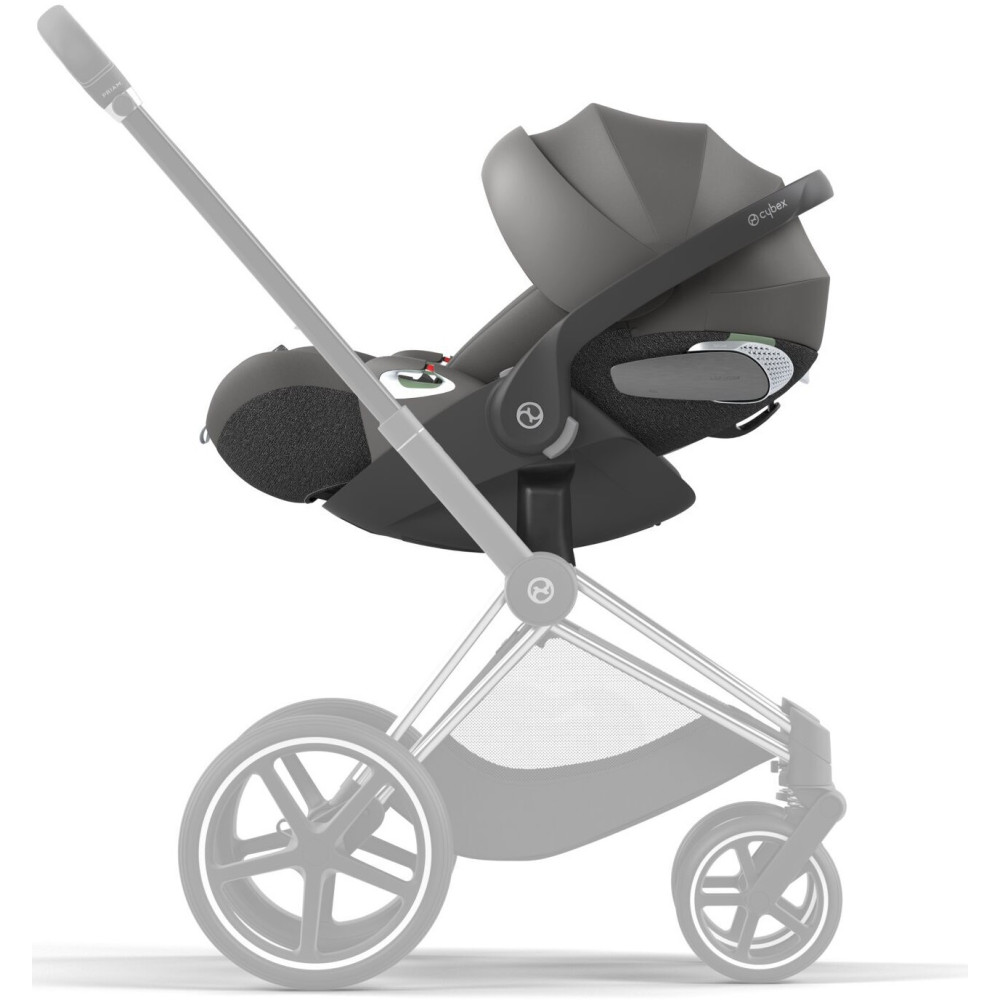 Cybex Cloud T i-Size - автокрісло для новонародженого (від 0 до 24 місяців / 45 - 87 см зріст), розкладне до лежачого положення • Mirage Grey (Comfort)