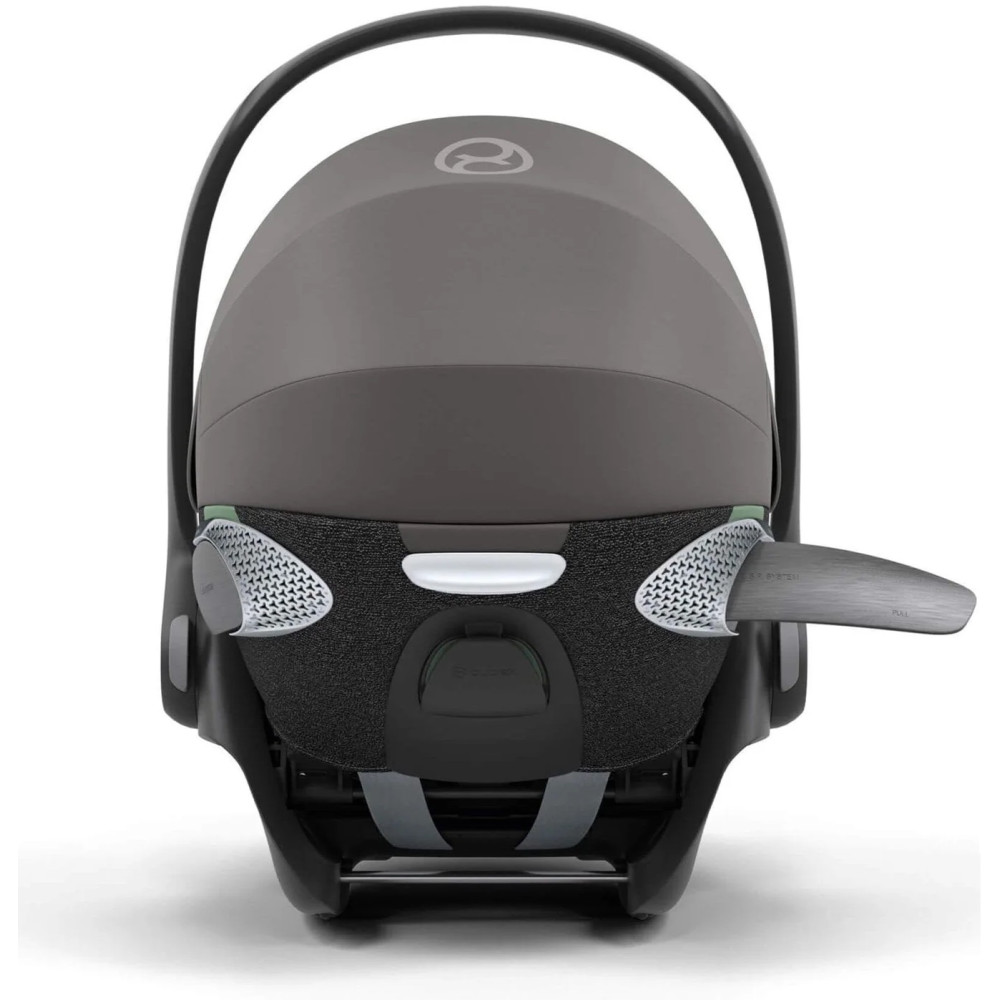Cybex Cloud T i-Size - автокрісло для новонародженого (від 0 до 24 місяців / 45 - 87 см зріст), розкладне до лежачого положення • Mirage Grey (Comfort)