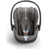 Cybex Cloud T i-Size - автокрісло для новонародженого (від 0 до 24 місяців / 45 - 87 см зріст), розкладне до лежачого положення • Mirage Grey (Comfort)