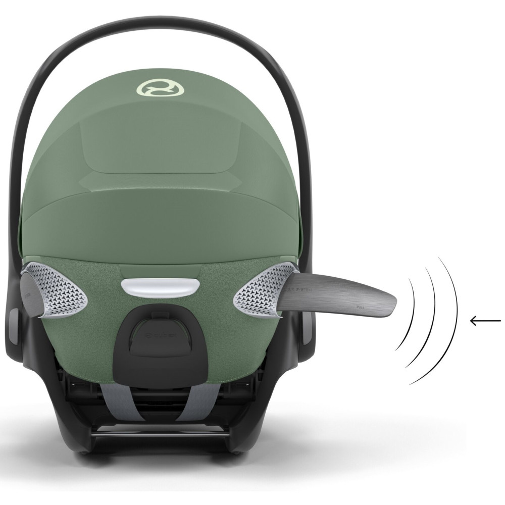 Cybex Cloud T i-Size - автокресло для новорожденного (от 0 до 24 месяцев / 45 - 87 см рост), раскладывающееся до лежачего положения • Leaf Green (Plus)