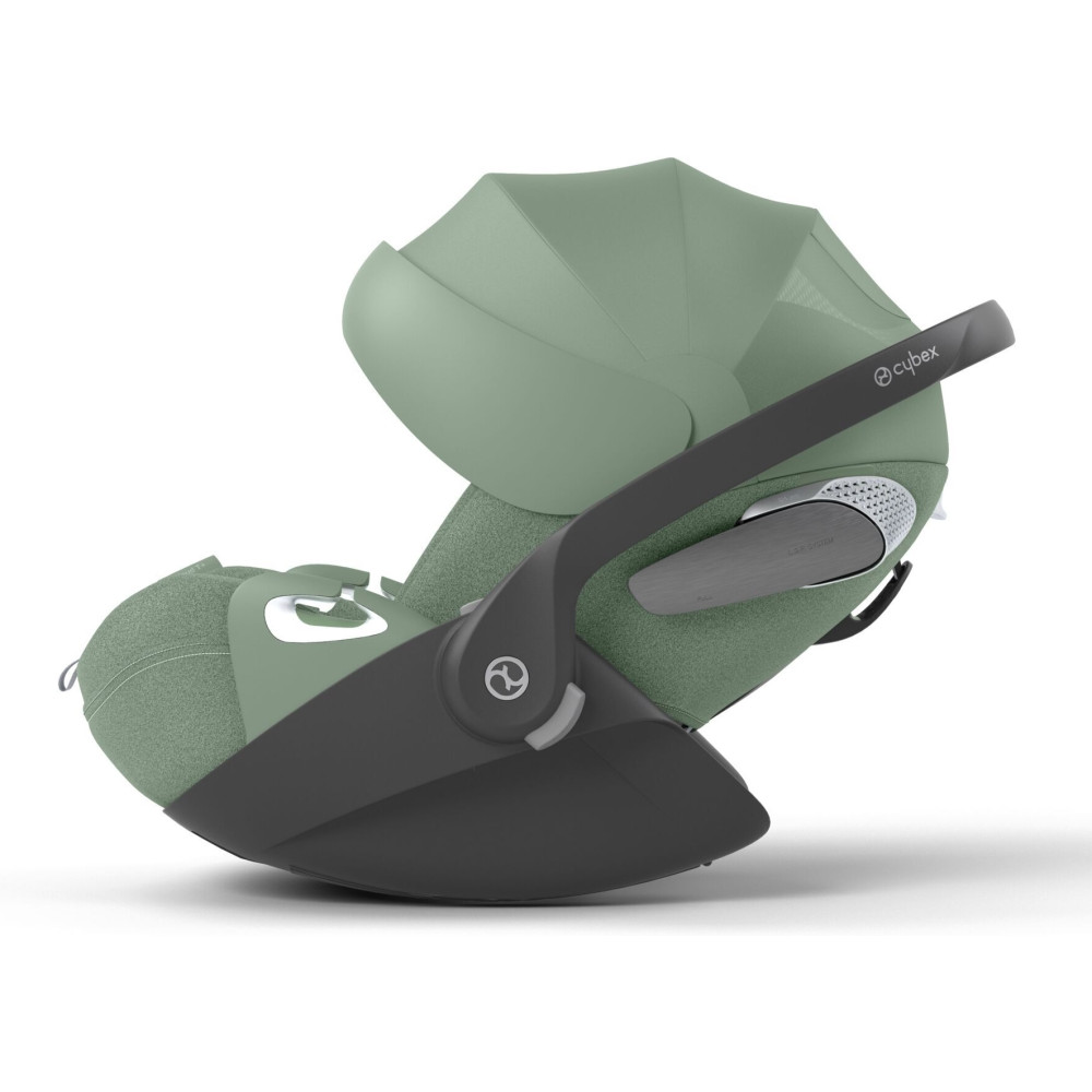 Cybex Cloud T i-Size - автокресло для новорожденного (от 0 до 24 месяцев / 45 - 87 см рост), раскладывающееся до лежачего положения • Leaf Green (Plus)