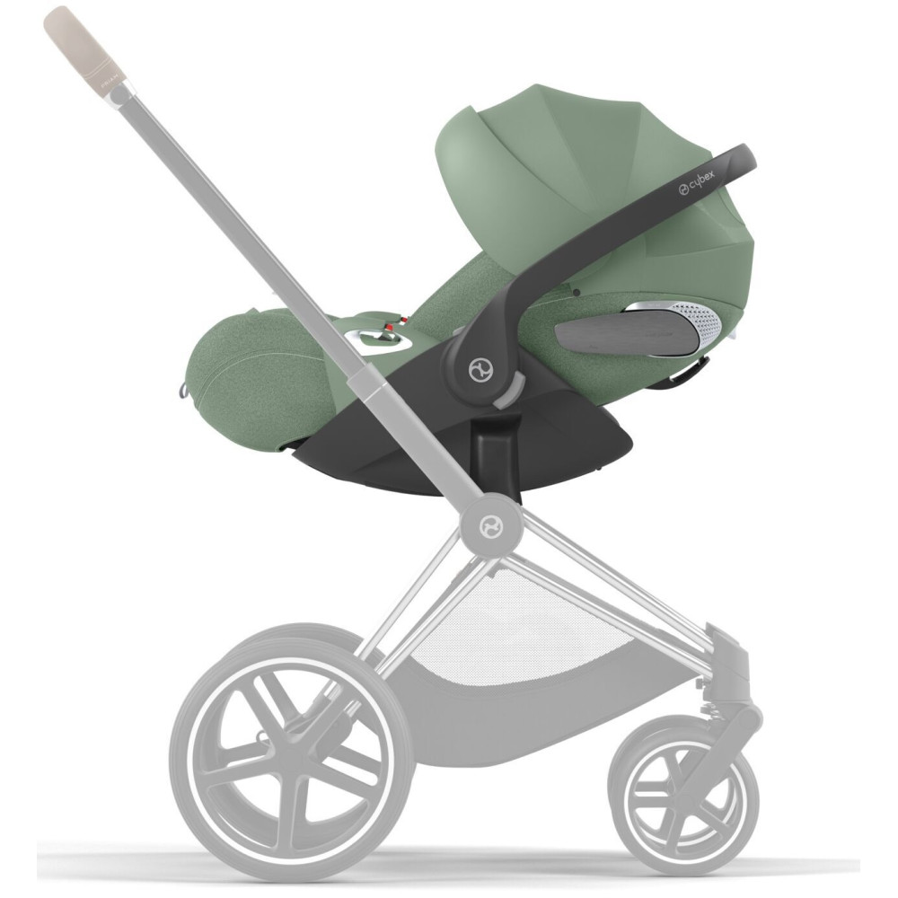 Cybex Cloud T i-Size - автокресло для новорожденного (от 0 до 24 месяцев / 45 - 87 см рост), раскладывающееся до лежачего положения • Leaf Green (Plus)