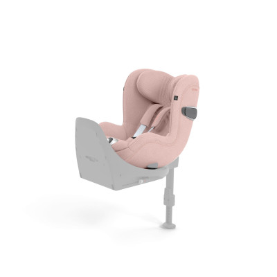 Cybex Sirona T i-Size - поворотне автокрісло від народження до 4 років (45 - 105 см), встановлюється на базу T (продається окремо) • Peach Pink Plus Cybex Sirona T i-Size - поворотне автокрісло від народження до 4 років (45 - 105 см), встановлюється на базу T (продається окремо) • Peach Pink Plus
