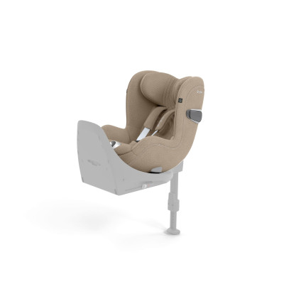 Cybex Sirona T i-Size - поворотне автокрісло від народження до 4 років (45 - 105 см), встановлюється на базу T (продається окремо) • Cozy Beige Plus