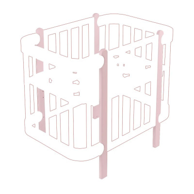 Ножки для детской кроватки IngVart Nika, розовый (n31771)