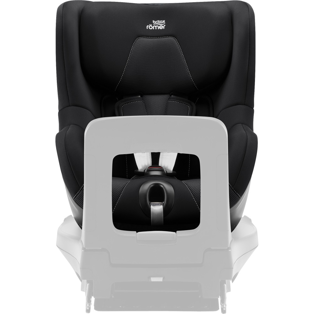 Britax Romer Dualfix 5Z - автокресло для детей (от 3 месяцев до 4 лет / 61 - 105 см) с функцией поворота на 360 градусов, для использования автокресла необходима совместимая база ISOFIX (можно купить отдельно) • Galaxy Black