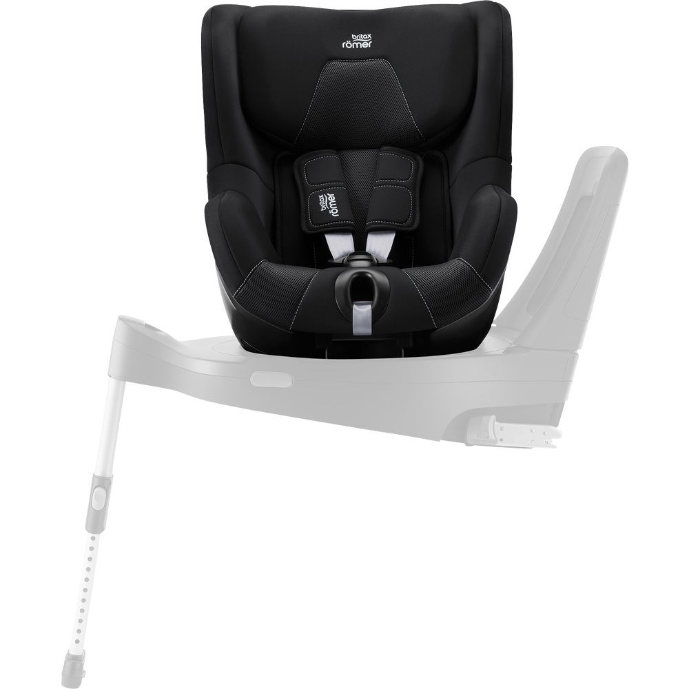 Britax Romer Dualfix 5Z - автокресло для детей (от 3 месяцев до 4 лет / 61 - 105 см) с функцией поворота на 360 градусов, для использования автокресла необходима совместимая база ISOFIX (можно купить отдельно) • Galaxy Black