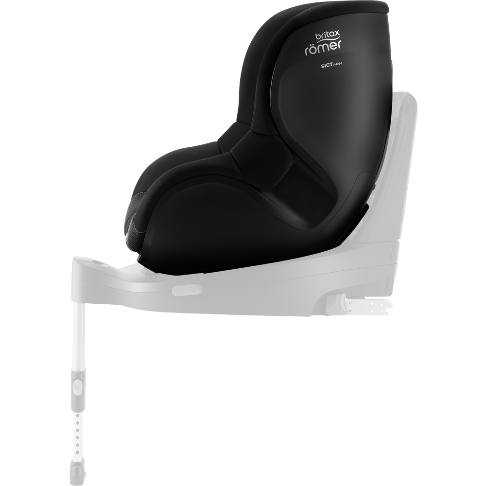 Britax Romer Dualfix 5Z - автокресло для детей (от 3 месяцев до 4 лет / 61 - 105 см) с функцией поворота на 360 градусов, для использования автокресла необходима совместимая база ISOFIX (можно купить отдельно) • Galaxy Black