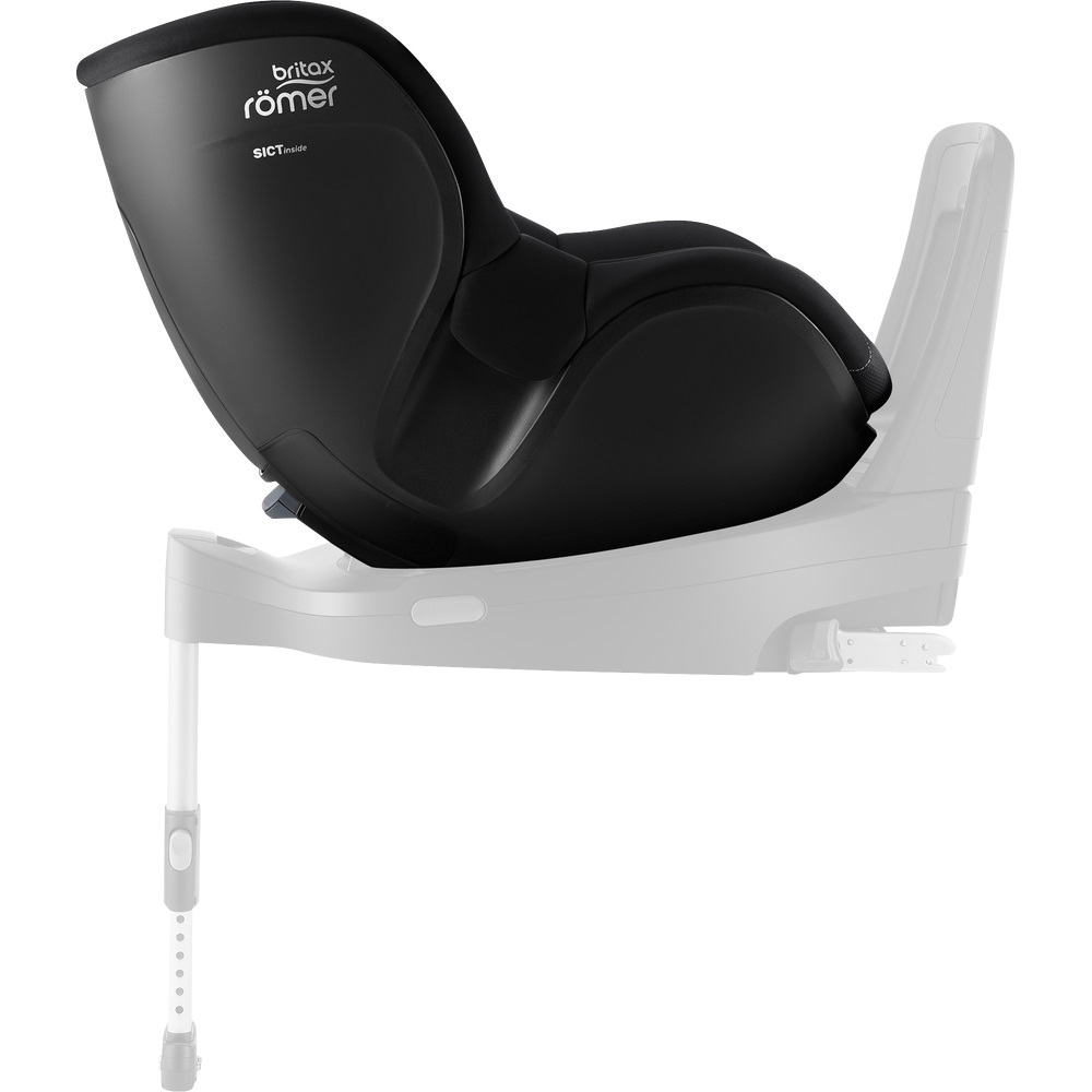 Britax Romer Dualfix 5Z - автокресло для детей (от 3 месяцев до 4 лет / 61 - 105 см) с функцией поворота на 360 градусов, для использования автокресла необходима совместимая база ISOFIX (можно купить отдельно) • Galaxy Black