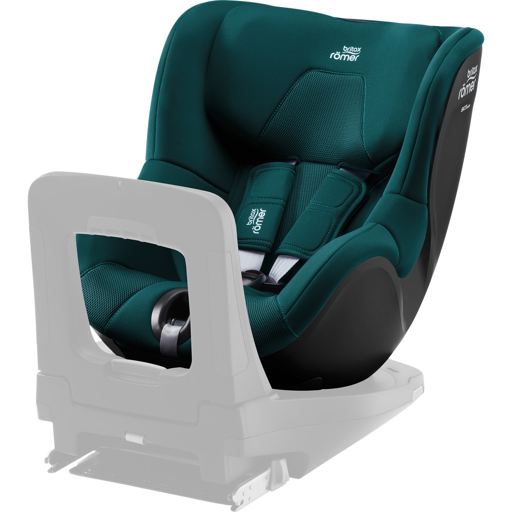 Britax Romer DualFix 5Z - автокресло для детей (от 3 месяцев до 4 лет / 61 - 105 см) с функцией поворота на 360 градусов, для использования автокресла необходима совместимая база ISOFIX (можно купить отдельно) • Atlantic Green