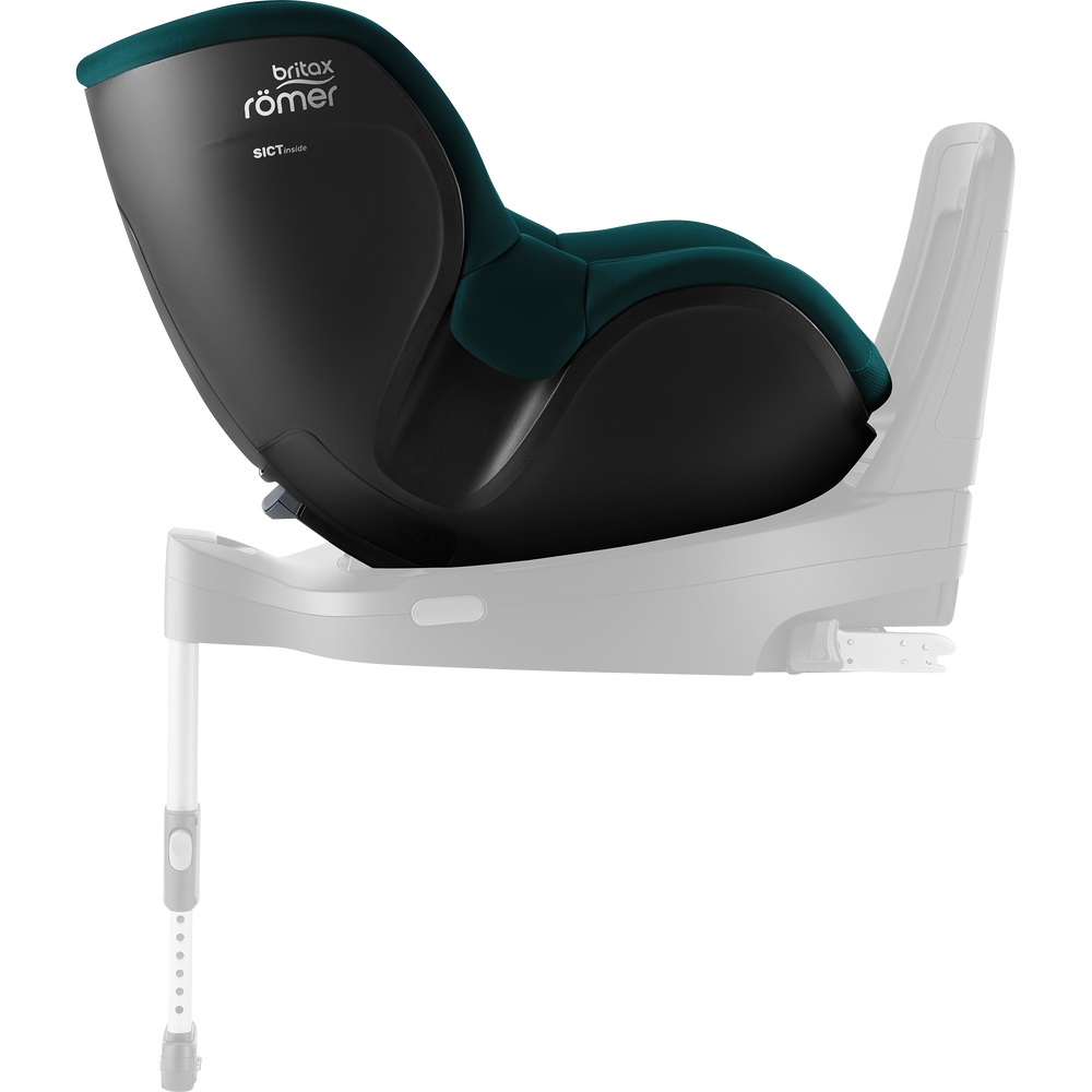 Britax Romer DualFix 5Z - автокресло для детей (от 3 месяцев до 4 лет / 61 - 105 см) с функцией поворота на 360 градусов, для использования автокресла необходима совместимая база ISOFIX (можно купить отдельно) • Atlantic Green