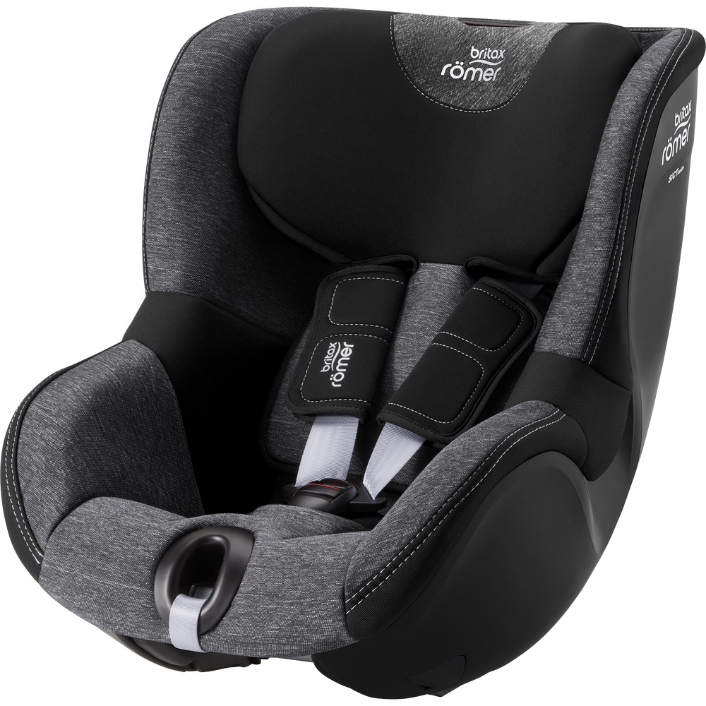 Britax Romer Dualfix 5Z - автокресло для детей (от 3 месяцев до 4 лет / 61 - 105 см) с функцией поворота на 360 градусов, для использования автокресла необходима совместимая база ISOFIX (можно купить отдельно) • Graphite Marble