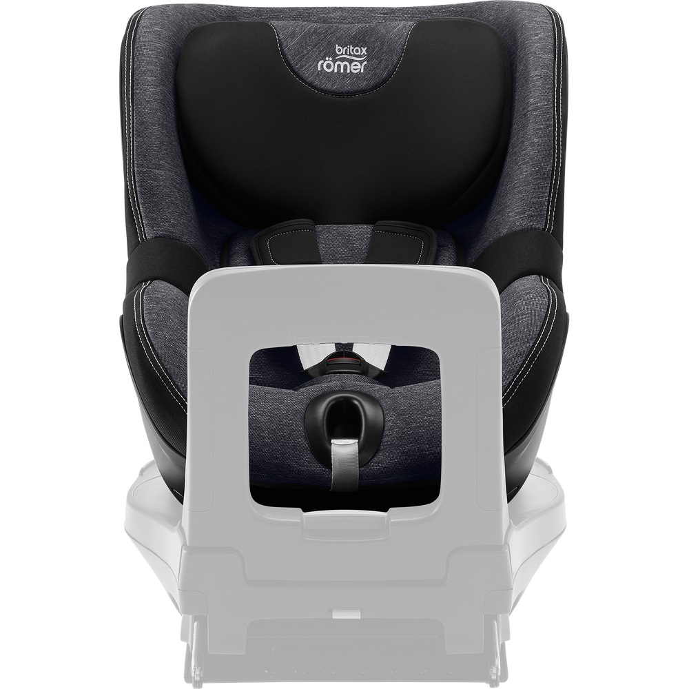 Britax Romer Dualfix 5Z - автокресло для детей (от 3 месяцев до 4 лет / 61 - 105 см) с функцией поворота на 360 градусов, для использования автокресла необходима совместимая база ISOFIX (можно купить отдельно) • Graphite Marble