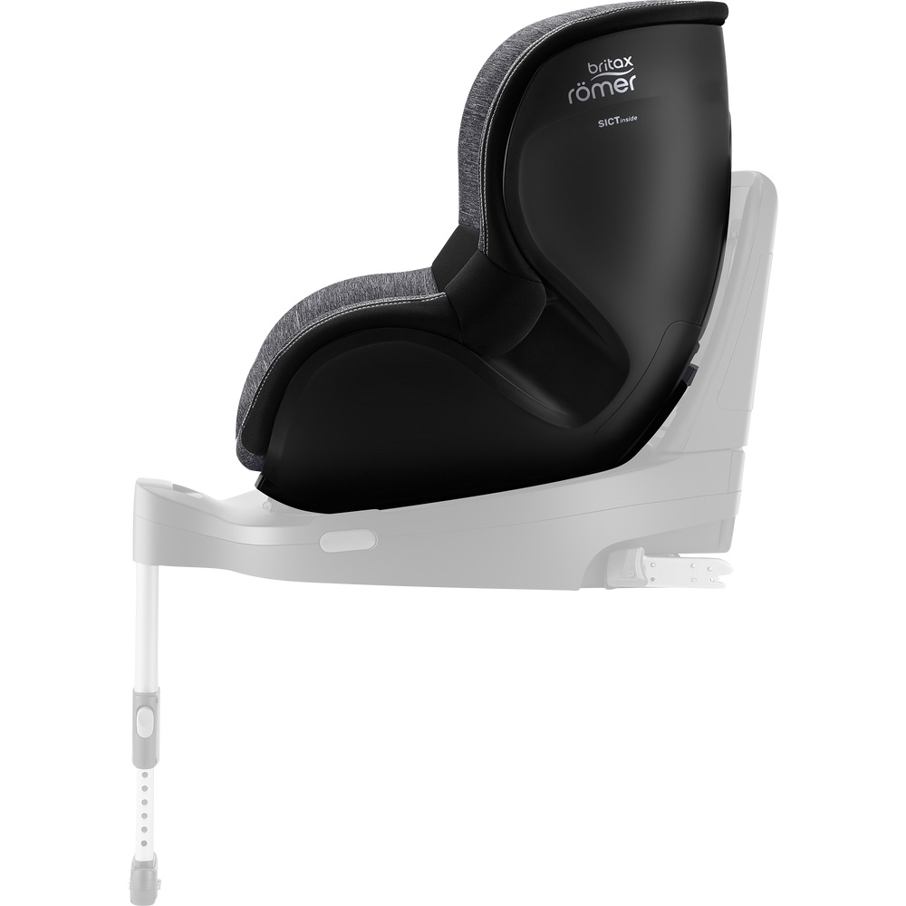 Britax Romer Dualfix 5Z - автокресло для детей (от 3 месяцев до 4 лет / 61 - 105 см) с функцией поворота на 360 градусов, для использования автокресла необходима совместимая база ISOFIX (можно купить отдельно) • Graphite Marble