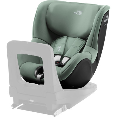 Britax Romer Dualfix 5Z - автокресло для детей (от 3 месяцев до 4 лет / 61 - 105 см) с функцией поворота на 360 градусов, для использования автокресла необходима совместимая база ISOFIX (можно купить отдельно) • Jade Green