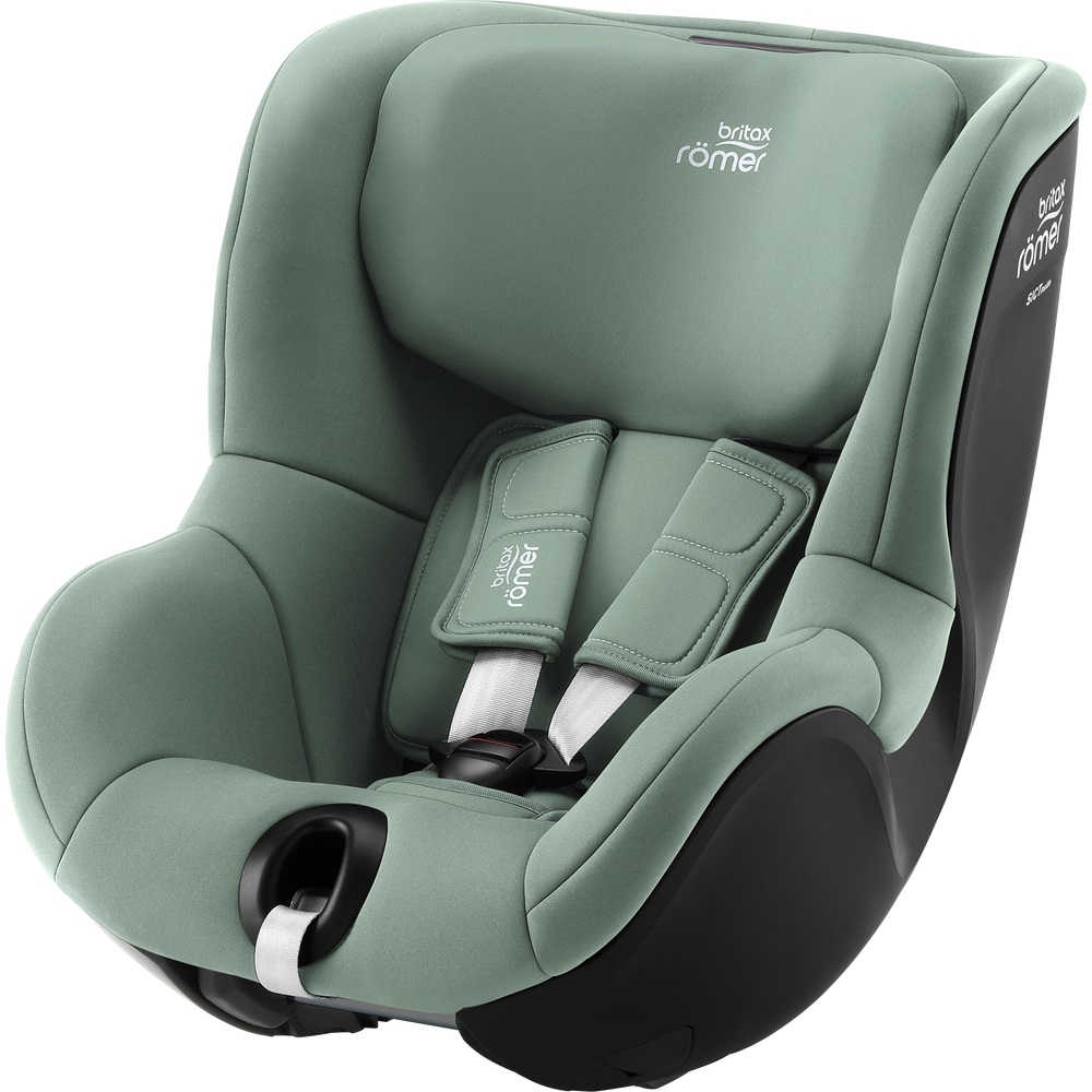 Britax Romer Dualfix 5Z - автокресло для детей (от 3 месяцев до 4 лет / 61 - 105 см) с функцией поворота на 360 градусов, для использования автокресла необходима совместимая база ISOFIX (можно купить отдельно) • Jade Green