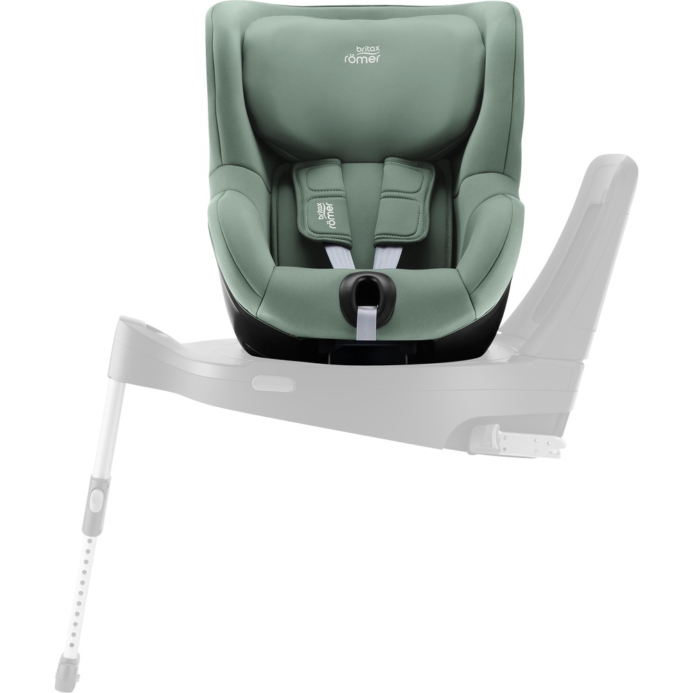 Britax Romer Dualfix 5Z - автокресло для детей (от 3 месяцев до 4 лет / 61 - 105 см) с функцией поворота на 360 градусов, для использования автокресла необходима совместимая база ISOFIX (можно купить отдельно) • Jade Green