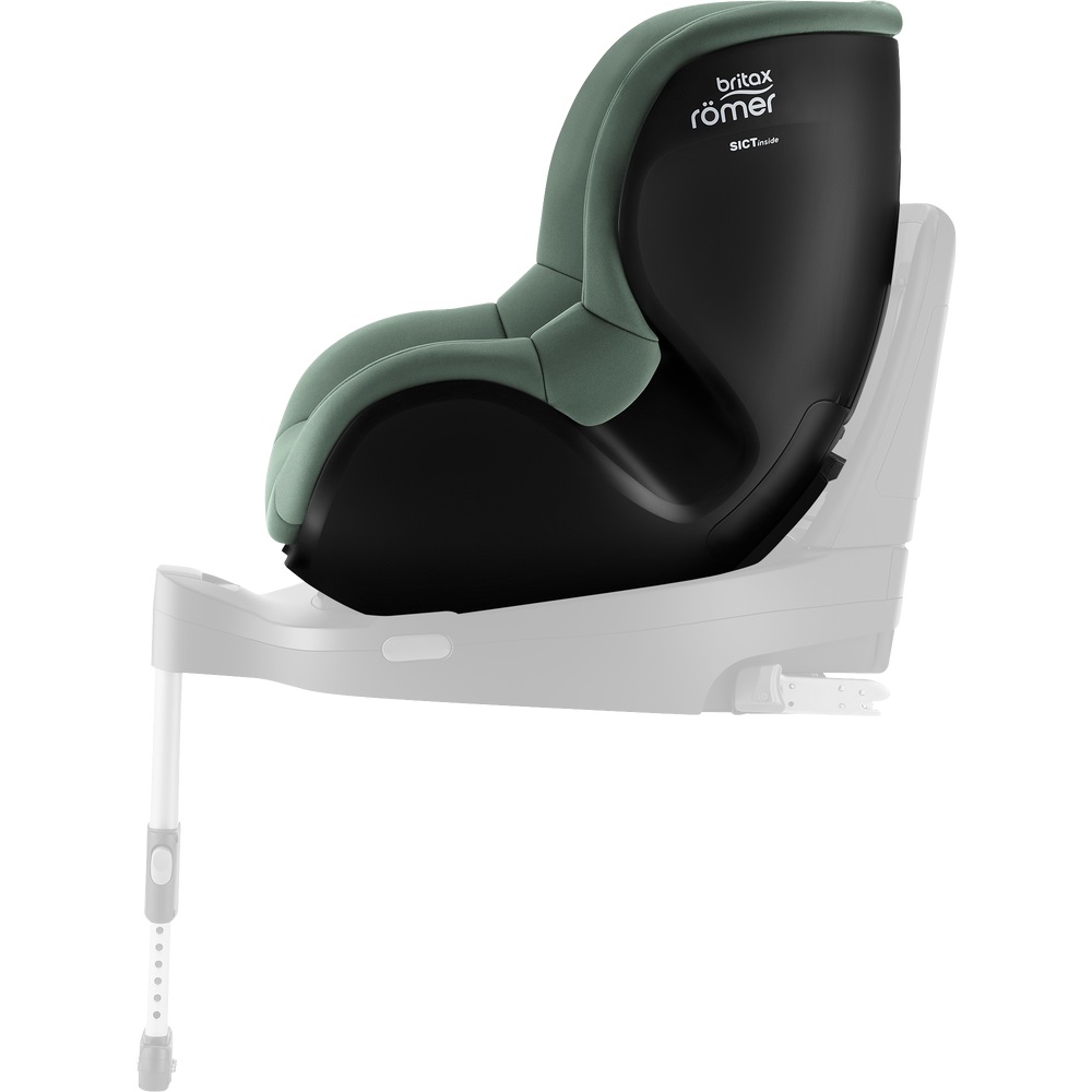 Britax Romer Dualfix 5Z - автокресло для детей (от 3 месяцев до 4 лет / 61 - 105 см) с функцией поворота на 360 градусов, для использования автокресла необходима совместимая база ISOFIX (можно купить отдельно) • Jade Green