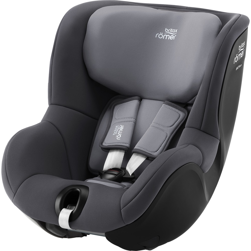 Britax Romer Dualfix 5Z - автокрісло для дитини (від 3 місяців до 4 років / 61 - 105 см) з функцією повороту 360, для використання автокрісла необхідна сумісна база ISOFIX (купується окремо) • Midnight Grey