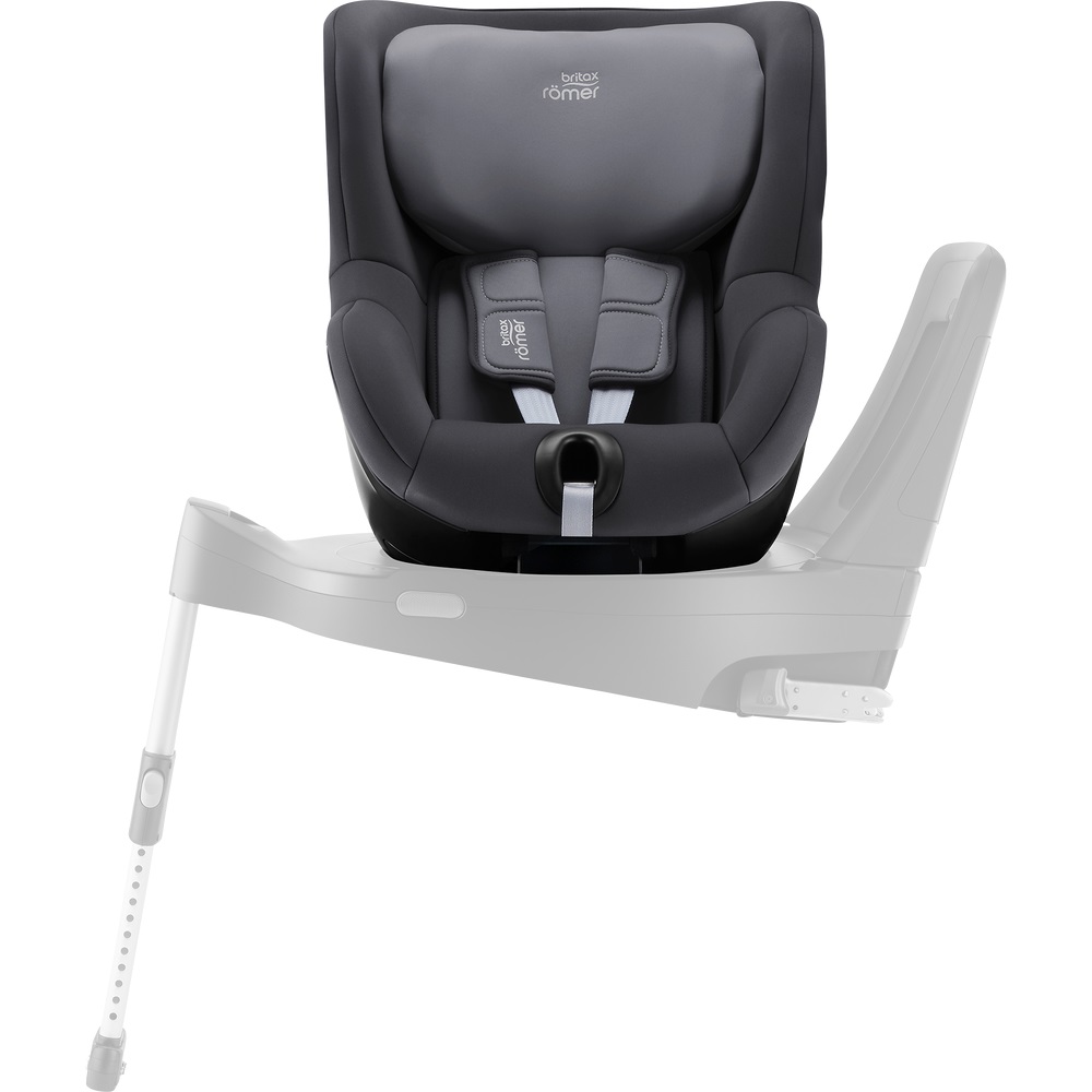 Britax Romer Dualfix 5Z - автокрісло для дитини (від 3 місяців до 4 років / 61 - 105 см) з функцією повороту 360, для використання автокрісла необхідна сумісна база ISOFIX (купується окремо) • Midnight Grey
