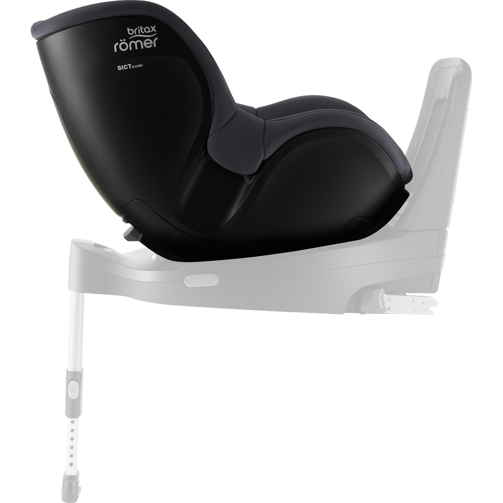 Britax Romer Dualfix 5Z - автокрісло для дитини (від 3 місяців до 4 років / 61 - 105 см) з функцією повороту 360, для використання автокрісла необхідна сумісна база ISOFIX (купується окремо) • Midnight Grey