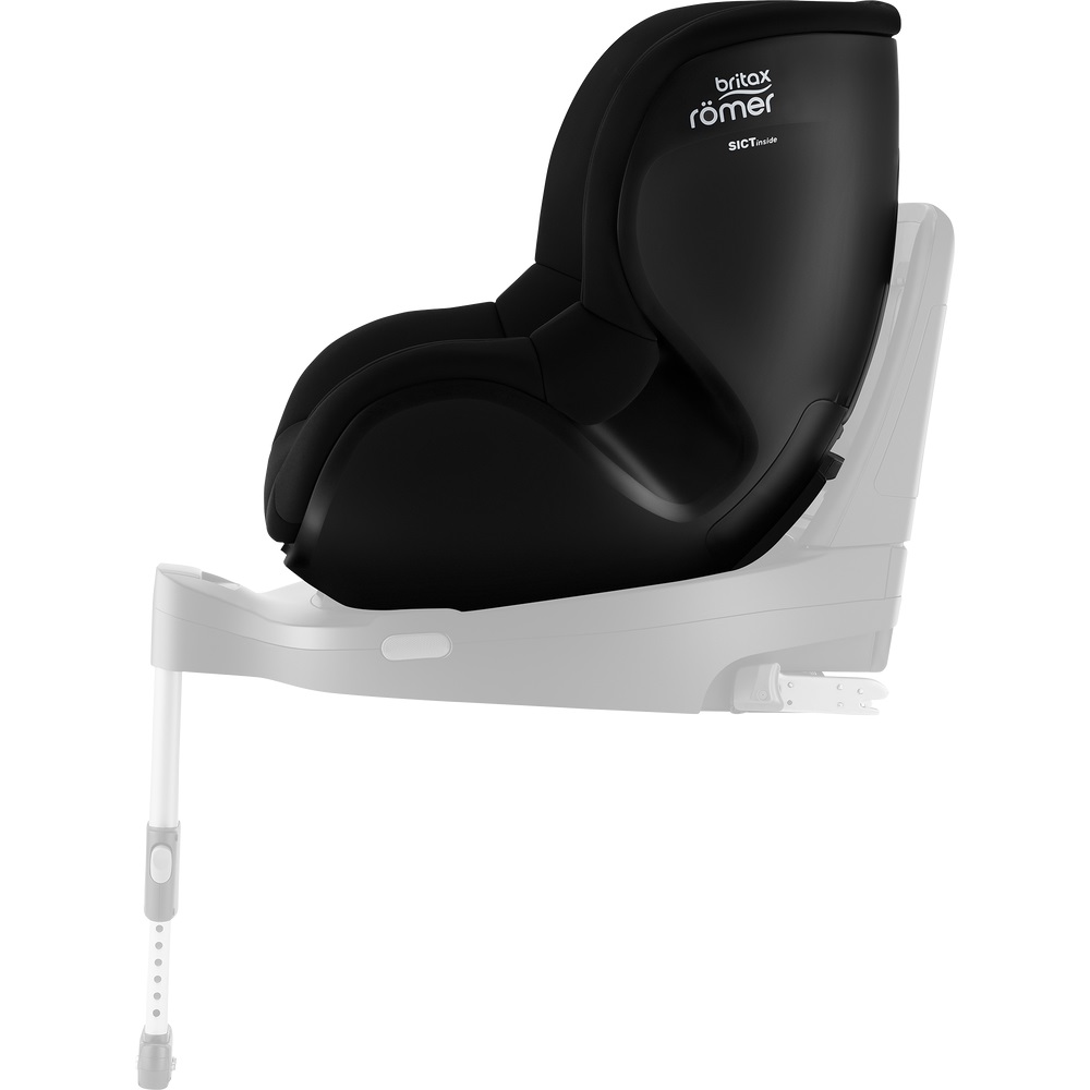Britax Romer Dualfix 5Z - автокрісло для дитини (від 3 місяців до 4 років / 61 - 105 см) з функцією повороту 360, для використання автокрісла необхідна сумісна база ISOFIX (купується окремо) • Space Black