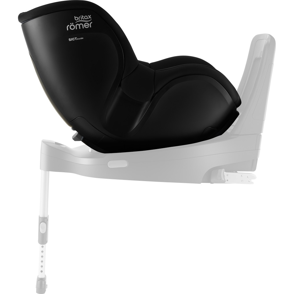 Britax Romer Dualfix 5Z - автокрісло для дитини (від 3 місяців до 4 років / 61 - 105 см) з функцією повороту 360, для використання автокрісла необхідна сумісна база ISOFIX (купується окремо) • Space Black
