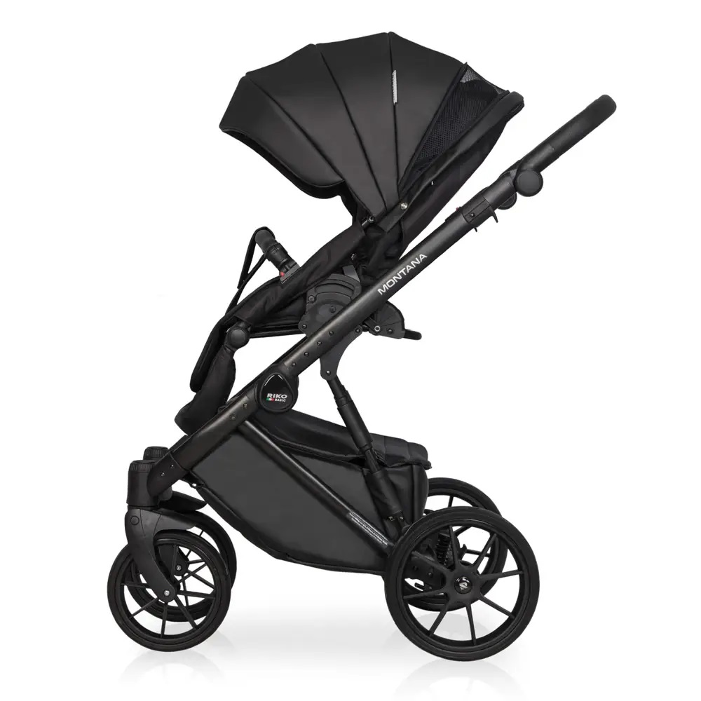 Коляска 2 в 1 Riko Montana Ecco 12 Black Коляска 2 в 1 Riko Montana Ecco 12 Black