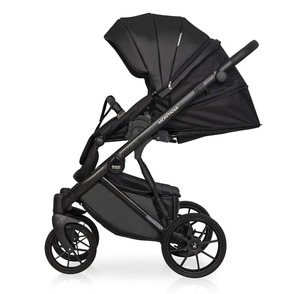 Коляска 2 в 1 Riko Montana Ecco 12 Black Коляска 2 в 1 Riko Montana Ecco 12 Black