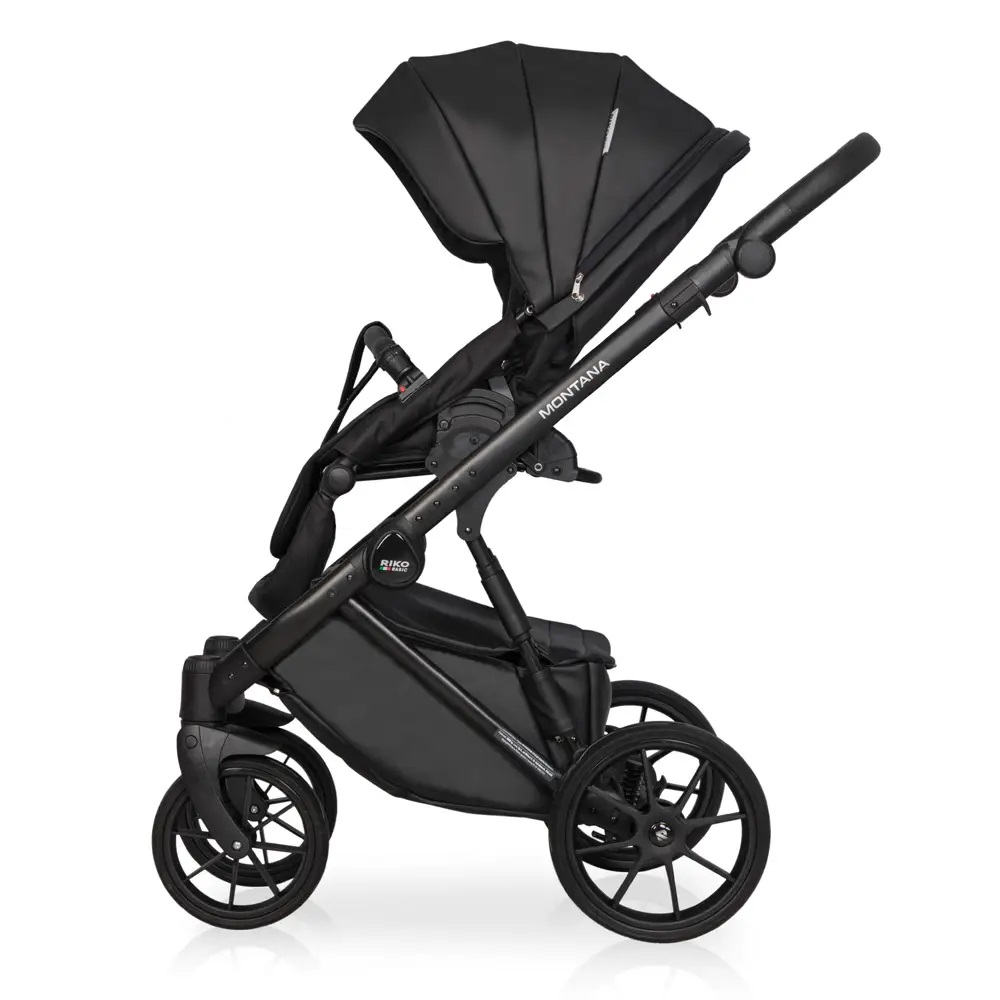 Коляска 2 в 1 Riko Montana Ecco 12 Black Коляска 2 в 1 Riko Montana Ecco 12 Black