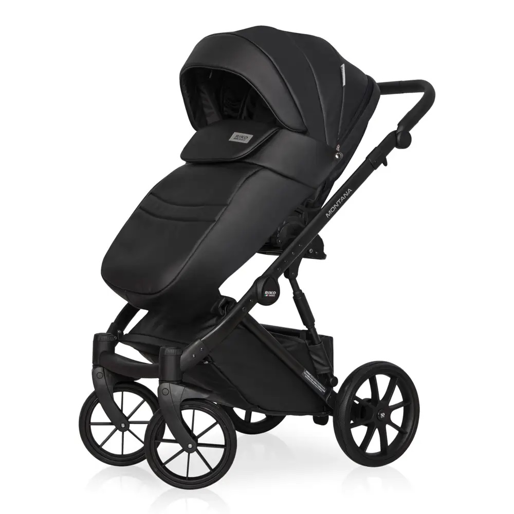 Коляска 2 в 1 Riko Montana Ecco 12 Black Коляска 2 в 1 Riko Montana Ecco 12 Black
