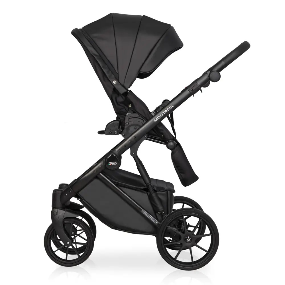 Коляска 2 в 1 Riko Montana Ecco 12 Black Коляска 2 в 1 Riko Montana Ecco 12 Black