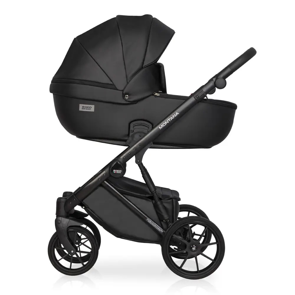 Коляска 2 в 1 Riko Montana Ecco 12 Black Коляска 2 в 1 Riko Montana Ecco 12 Black